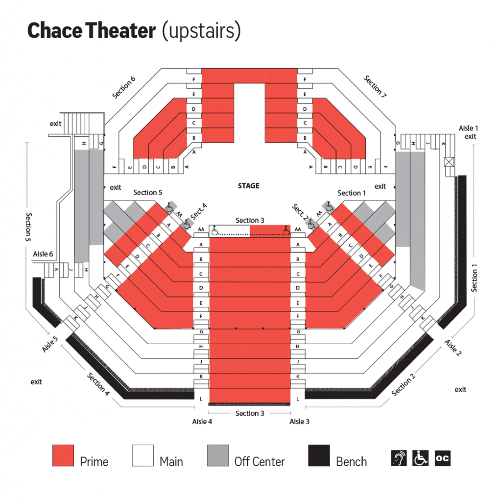 Seat Maps Trinity Repertory Company