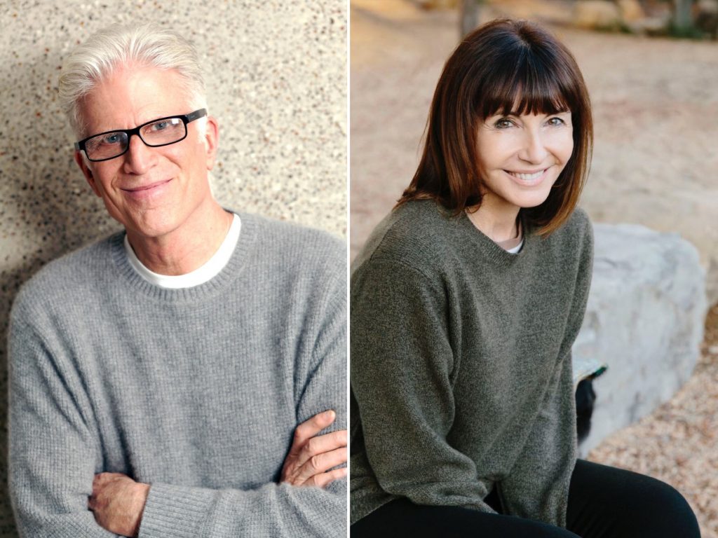 Headshots of Ted Danson and Mary Steenburgen, recipients of the 2023 Pell Award for Lifetime Achievement in the Arts